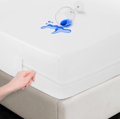 Zipped mattress protector anti - zipped,